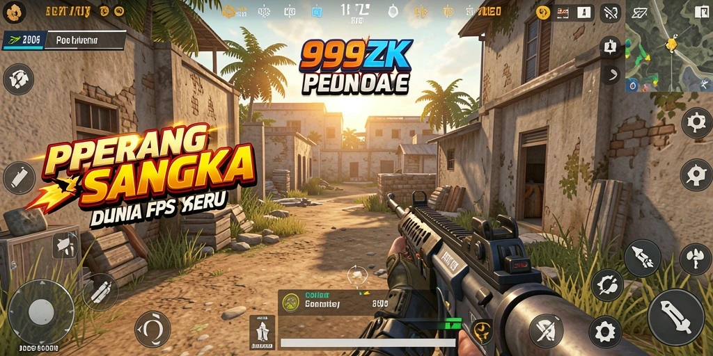 Tangkapan layar utama gameplay <strong>999ZK</strong> yang menegangkan di medan perang.