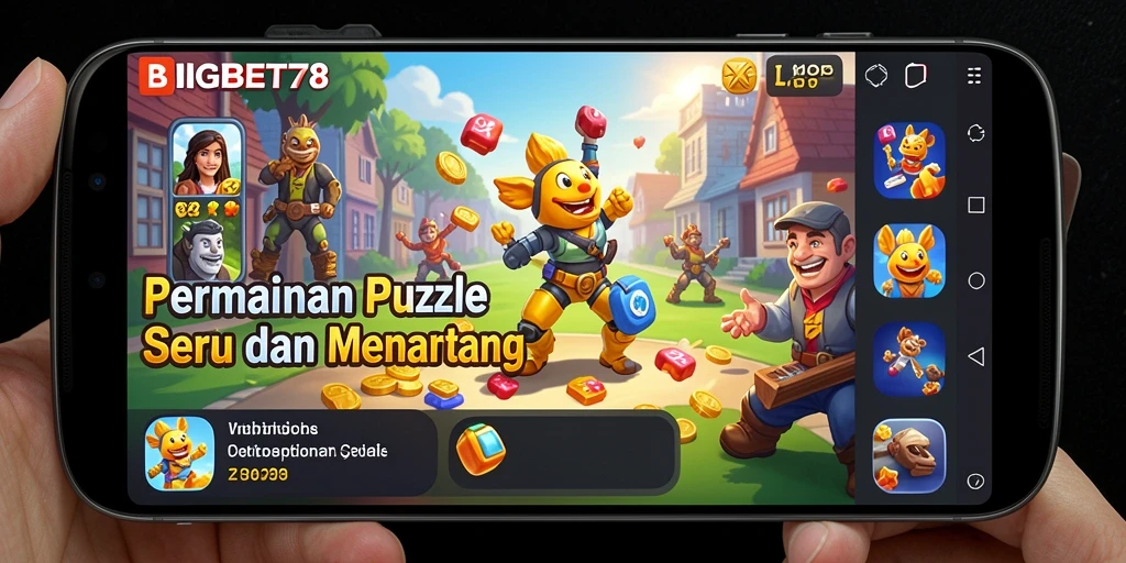 Tampilan gameplay penuh aksi dan teka-teki dari BIGBET78.