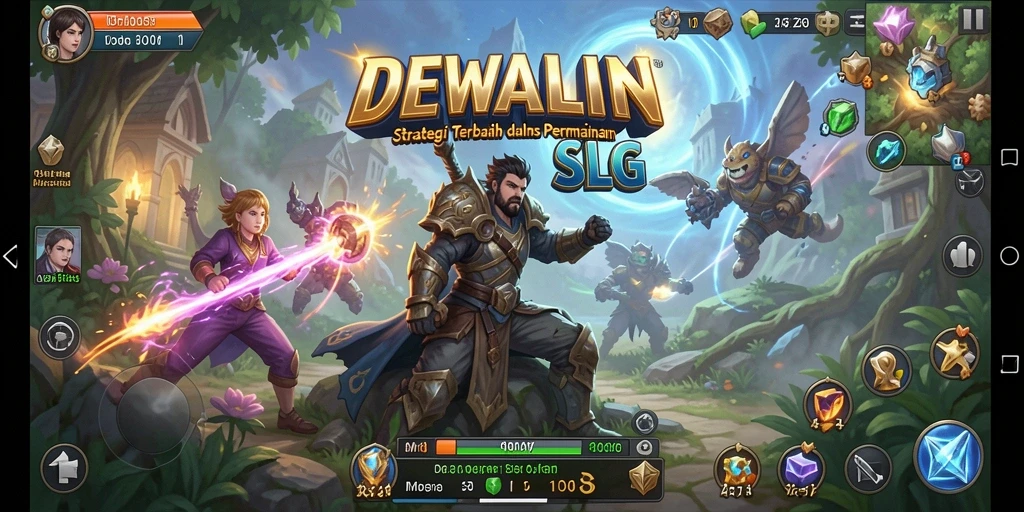 Tampilan gameplay DEWALIN yang mengesankan dan strategis.