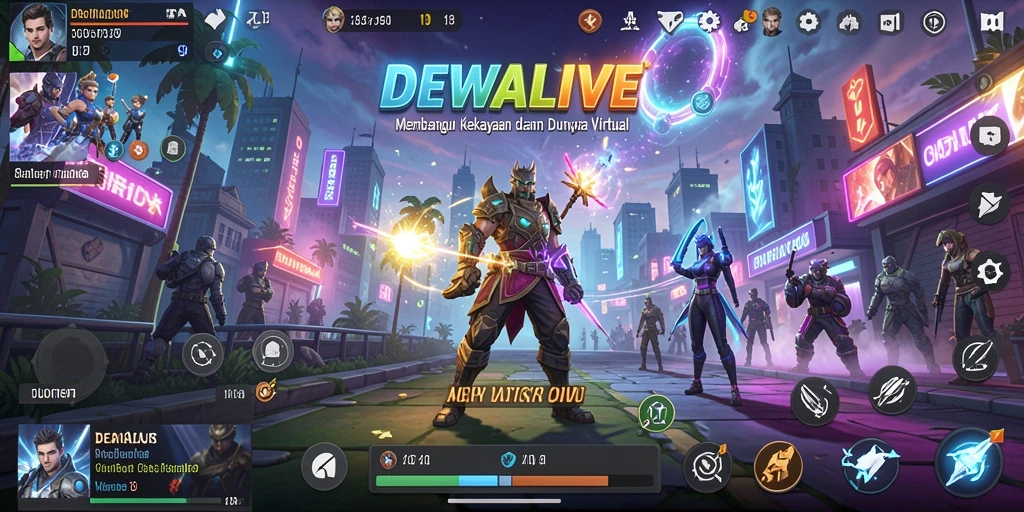 Gameplay DEWALIVE yang seru dan menantang.