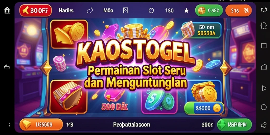 Tampilan gameplay KAOSTOGEL yang mengasyikkan dengan fitur slot menarik.