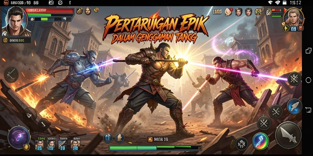 Tampilan aksi seru dalam gameplay MIXUE88 yang mendebarkan.