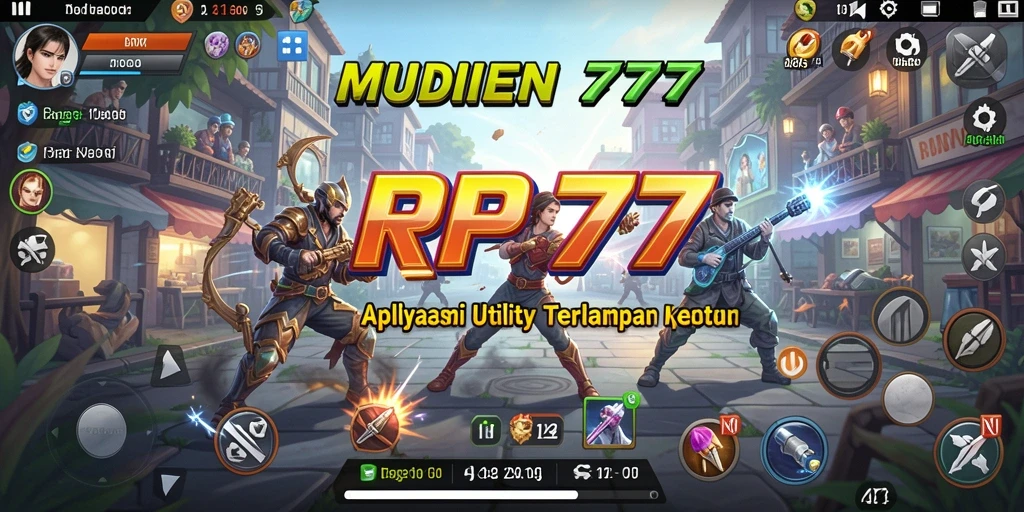 Tampilan antarmuka utama RP777 yang intuitif dan user-friendly.